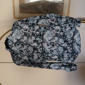 Club Monaco patterned button down shirt